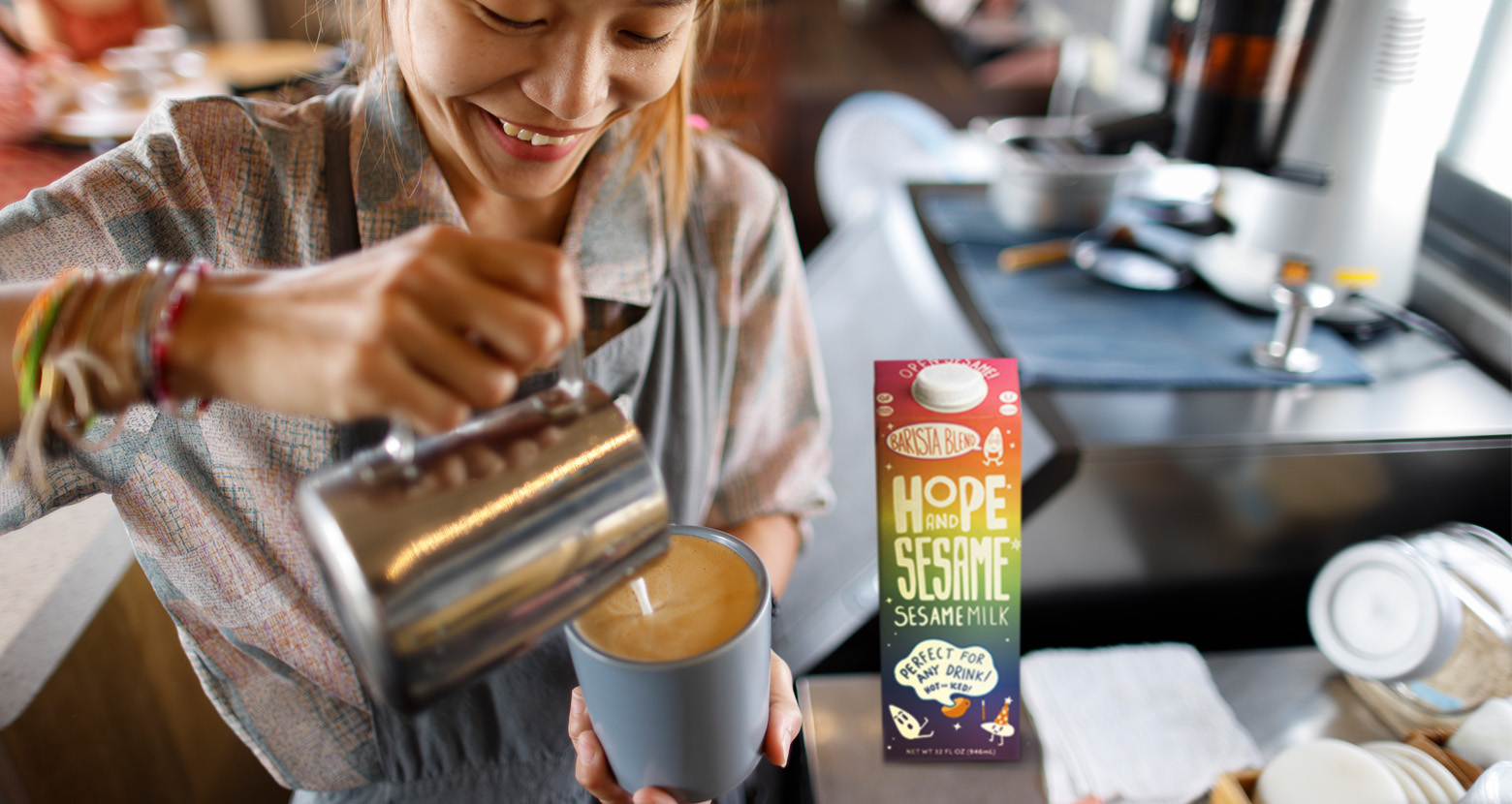 Hope and Sesame milk